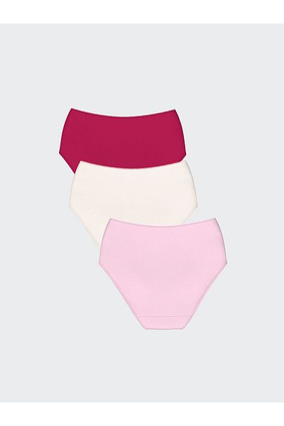 LC Waikiki Lcw Dream Pink Plain Classic Panties 3 Pack