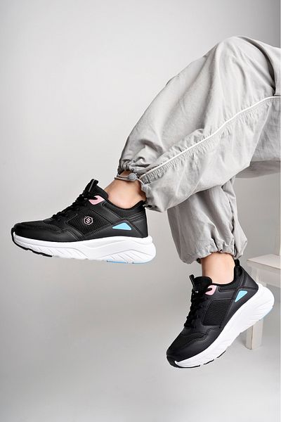 McDark Black and Blue Women's Sneaker Sneakers