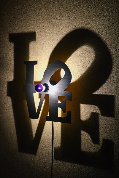 Siyempi "Aşkın Gölgesi" 2m Anahtarlı Dekoratif Desenli Gölge Aplik