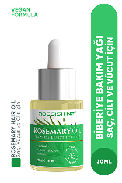 Rossishine Biberiye Yağı 30 ml Uçucu Yağı ( Rosemary Essential Oil )