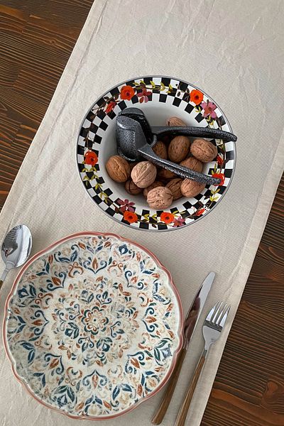 OTEXSA Φυσικό λινό Runner 40x150