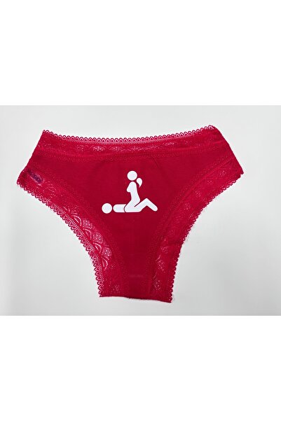 SWELLA BASKILI DANTELLİ KÜLOT