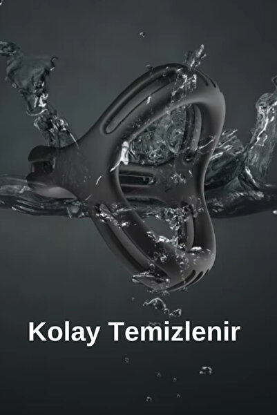 Sensvia Ultra Esnek Yapıda Elastik Yumuşak Silikon Rahat Takılabilir Süper Testis Penis Halkası