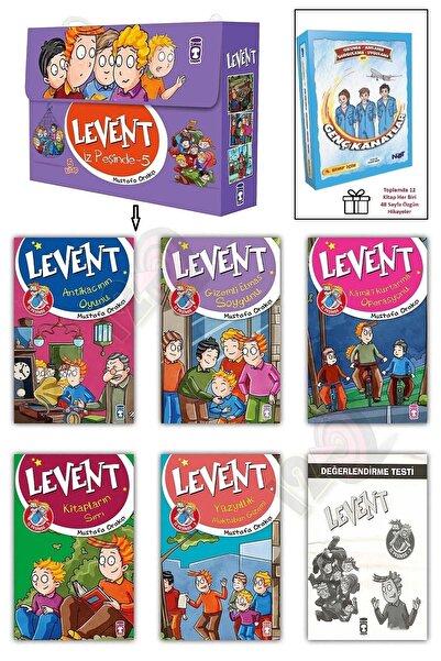 Timaş Çocuk Levent İz Peşinde Hikaye Seti 5 (9 yaş ve üzeri) ve 4. Sınıf Genç...