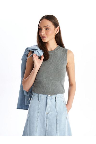 LC Waikiki New Season Women's Crew Neck Plain Undershirt - S4Lc17Z8