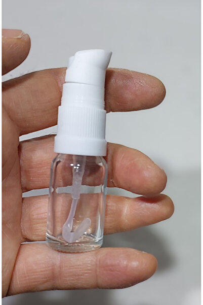 Paradise 10 ml Şeffaf Losyon Sprey Şişe 10 cc Sızdırmaz beyaz  Krem Pompa Kap...