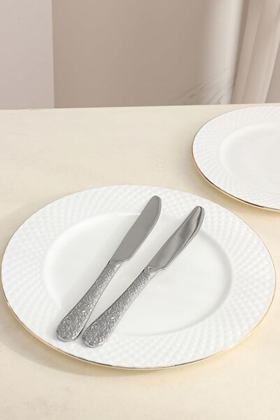 ORCHID مجموعة فنية من سكاكين المائدة المصنوعة من الفولاذ المقاوم للصدأ مكونة ...