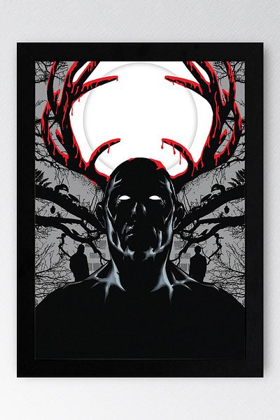 Saturn Hannibal Framed Painting - Tv Series Poster Poster Painting