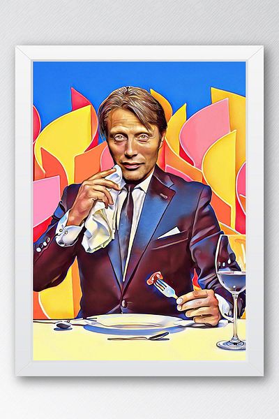 Saturn Pictură înrămată Hannibal - Poster de afiș de serie