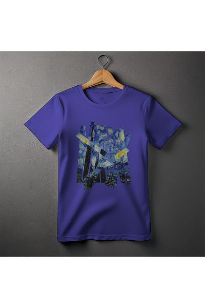 Ozzy Μπλουζάκι Unisex Starry Night Pattern 5 Digital Printed