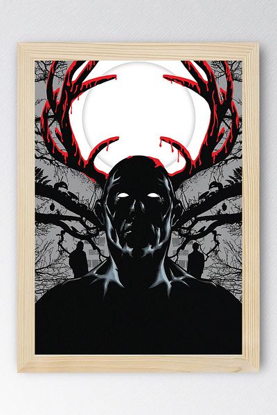 Saturn Hannibal Framed Painting - Tv Series Poster Poster Painting