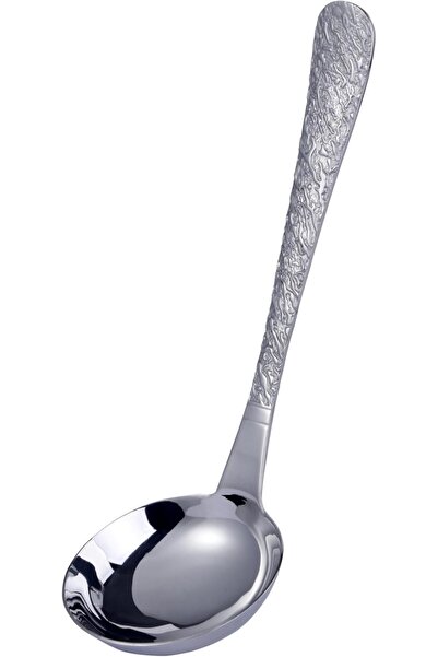 ORCHID مغرفة حساء فنية من الفولاذ المقاوم للصدأ