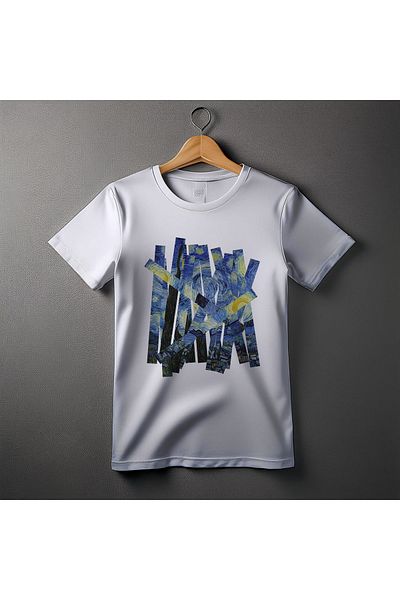 Ozzy Μπλουζάκι Unisex Starry Night Pattern 5 Digital Printed