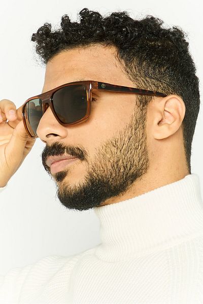 Timberland Men Tb9279 Square Sunglasses, Brown