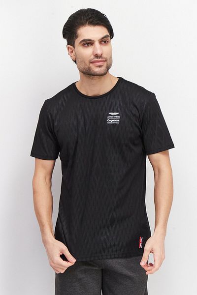 Aston Martin Men Sportswear Fit Short Sleeve Training T-shirt, Black