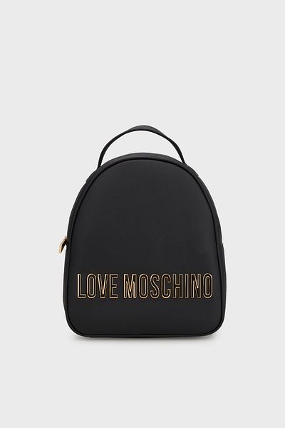 Love Moschino Adjustable Double Strap Logo Backpack - Back Jc4197Pp1Mkd0000