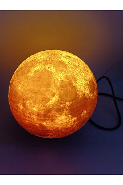 Shan Moon Looking Abjur Night Lamp