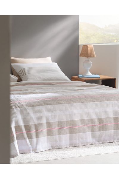 Madame Coco Henri Beige Cotton Ecocell Double Pique Set
