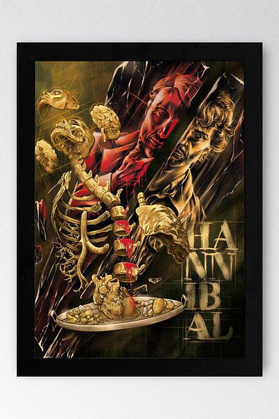 Saturn Hannibal Framed Painting - Tv Series Poster Poster Painting