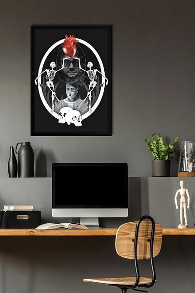 Saturn Hannibal Framed Painting - Tv Series Poster Poster Painting