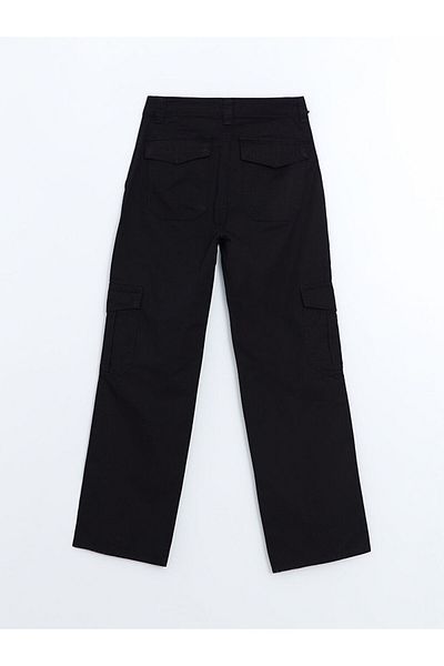 LC Waikiki Γυναικείο παντελόνι Cargo Standard Fit Gabardine - S52698Z8