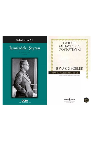 Yapı Kredi Yayınları İçimizdeki Şeytan - Sabahattin Ali - Beyaz Geceler - Fyo...