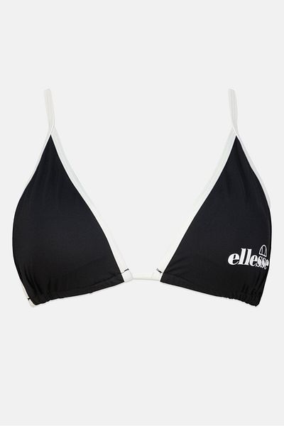 Ellesse Women Brand Logo Padded Bikini Top, Black