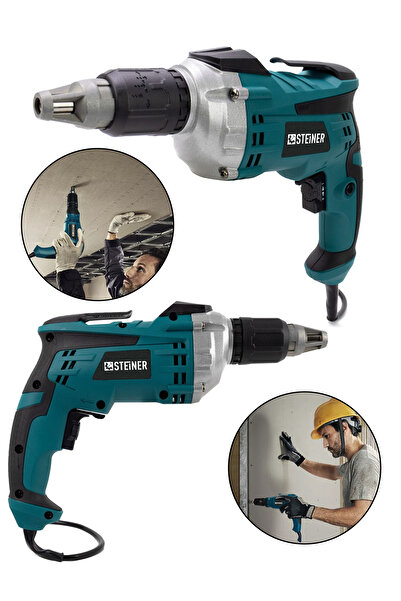 STEİNER Alman 900 Watt Profesyonel Alçıpan Vidalama Tabancası 90 Nm