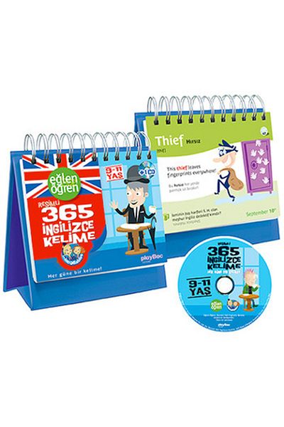 Türk Dil Kurumu Yayınları Have Fun Learn Illustrated 365 English Words (9 -11 Years + Cd)