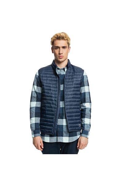 Quiksilver Eqyjk03754 Scaly Sleeveless Vest Blue Men's Vest