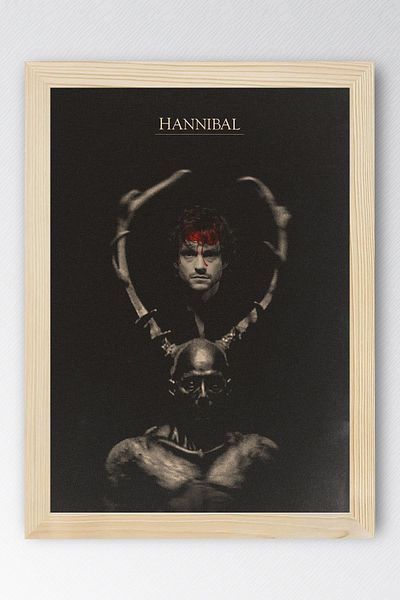Saturn Hannibal Framed Painting - Tv Series Poster Poster Painting