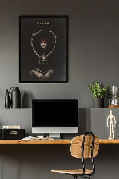 Saturn Pictură înrămată Hannibal - Poster de afiș de serie