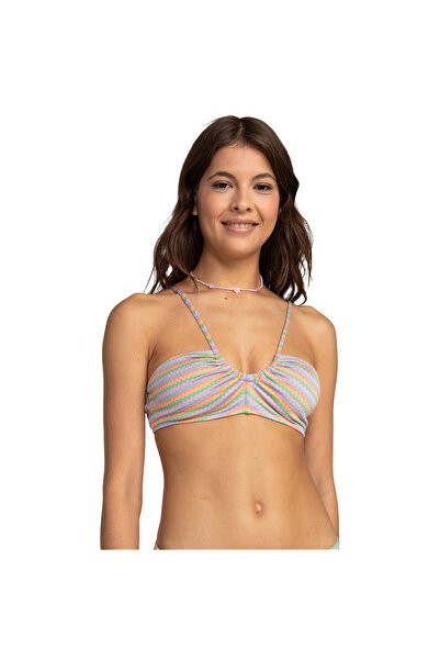 Roxy Top de bikini pentru femei cu dungi ondulate TOP DE BIKINI PENTRU FEMEI ERJX305220