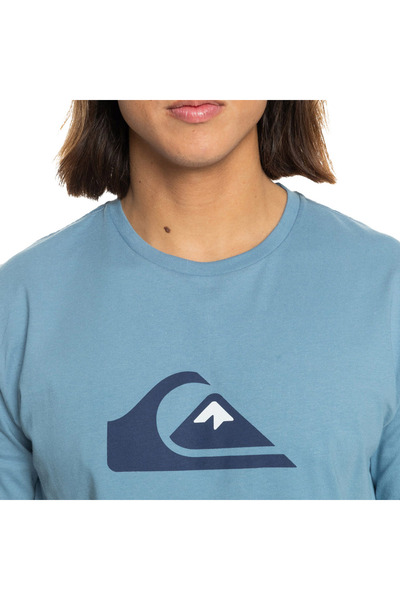 Quiksilver Tricou albastru pentru bărbați Comp Logo Tricou pentru bărbați EQYZT07658