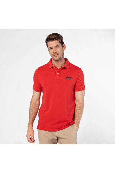 ROUTEFIELD Perry Men's Red Polo T-Shirt Men's Polo T-Shirt Rfperry21