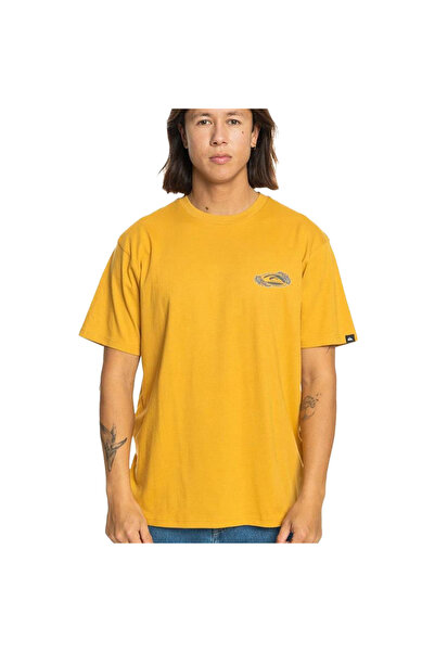 Quiksilver تي شيرت Tc Snap للرجال باللون الأصفر تي شيرت رجالي EQYZT07672