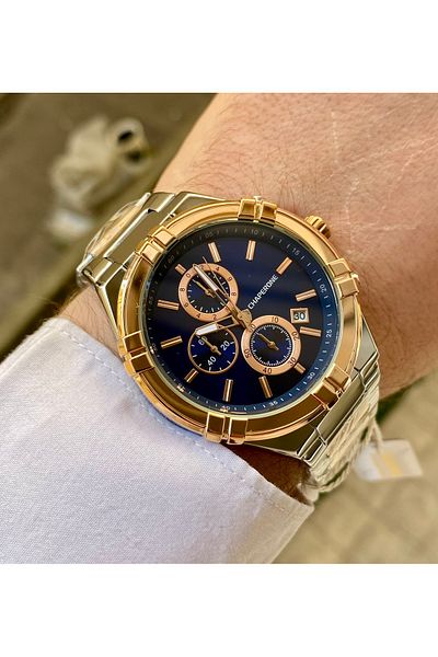 Reward Chaperone Brand Steel Waterproof Mens Wrist Watch Bracelet Gift