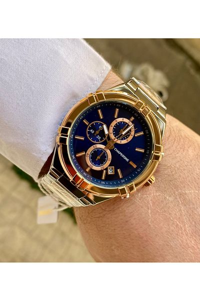 Reward Chaperone Brand Steel Waterproof Mens Wrist Watch Bracelet Gift