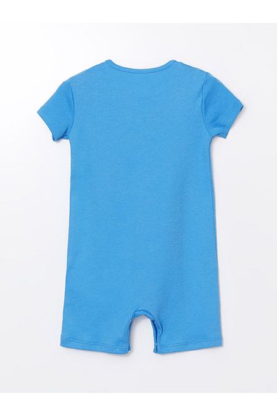 LC Waikiki New Season Crew Neck Cotton Baby Boy Jumpsuit - S5Jl38Z1