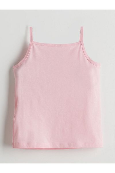 LC Waikiki Lcw Eco Square Collar Basic Baby Girl Undershirt