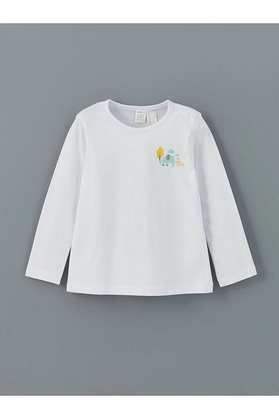 LC Waikiki LCW ECO Crew Neck Printed Girl's T-Shirt