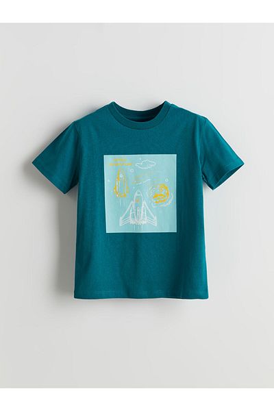 LC Waikiki Νέα σεζόν Crew Neck Boy's Tisort - S5K390Z4