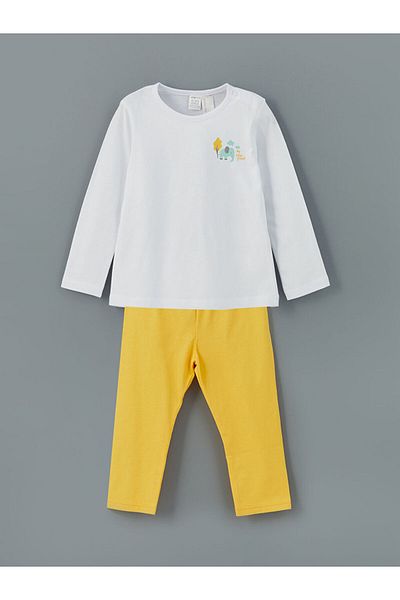 LC Waikiki LCW ECO Crew Neck Printed Girl's T-Shirt