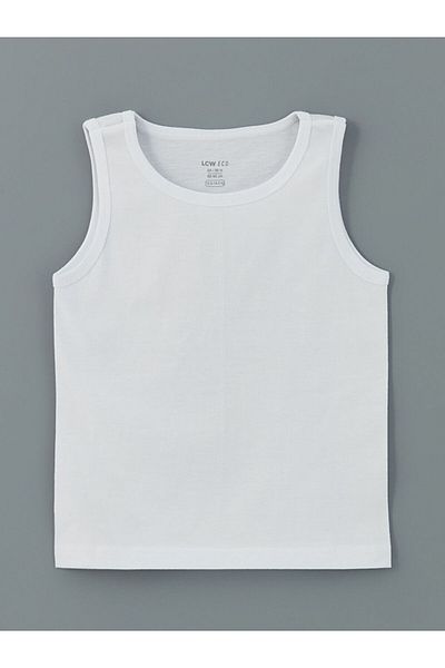 LC Waikiki New Season Crew Neck Basic Boy's Undershirt - S5Hu32Z1