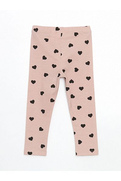 LC Waikiki New Season Elastic Waist Printed Girls' Leggings - S5Hu95Z1