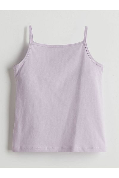 LC Waikiki New Season Square Collar Basic Baby Girl Undershirt - S5Gq37Z1