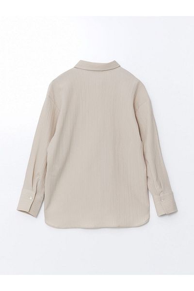 LC Waikiki Cămașă de damă cu textura oversize LCW Vision