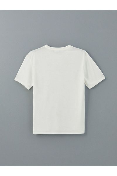 LC Waikiki LCW ECO Rundhalsausschnitt Kurzarm bedrucktes gekämmtes Herren-T-Shirt