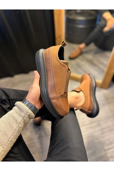 TB Terzi Bey Terzi Bey Sneakers Shoes 911 Tan (Black Sole)
