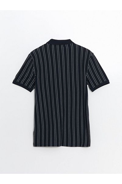 LC Waikiki Ανδρικό μπλουζάκι LCW Vision Polo με κοντό μανίκι ριγέ